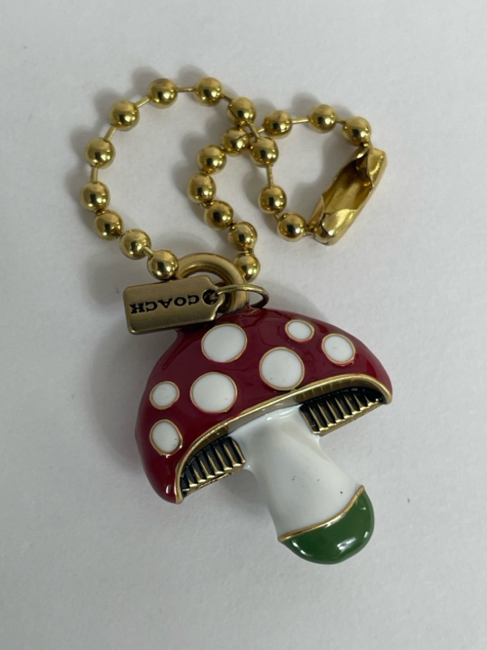 NWT Coach New York Exclusive Mushroom Charm - Picture 1 of 4